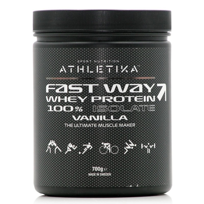 Athletika Sport Nutrition Fast Way Πρωτεΐνη Ορού Γάλακτος με Γεύση Βανίλια 700gr Athletika Sport Nutrition Fast Way Πρωτεΐνη Ορού Γάλακτος με Γεύση Βανίλια 700gr
