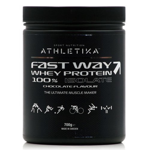 Athletika Sport Nutrition Πρωτεΐνη Ορού Γάλακτος με Γεύση Σοκολάτα 700gr