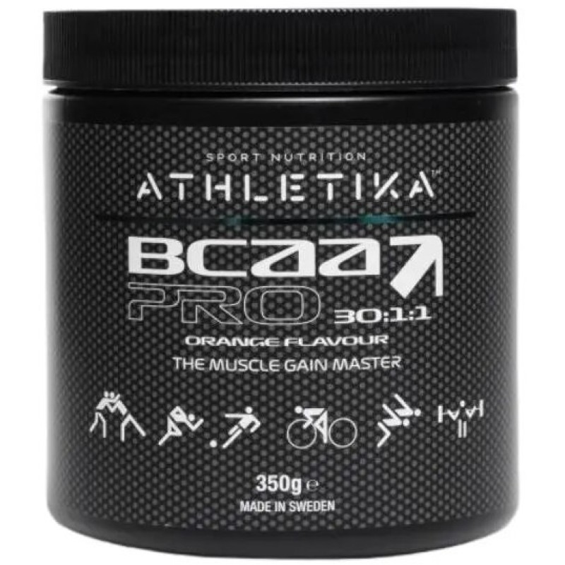 Athletika BCAA 30:1:1 Orange Flavour 350gr Athletika BCAA 30:1:1 Orange Flavour 350gr