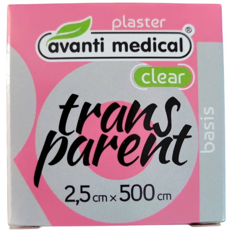 Avanti Medical Clear Transparent 2,5cm × 500cm