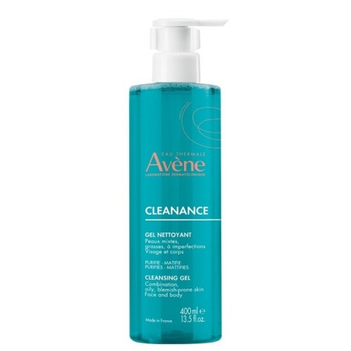 Avene Cleanance Gel Nettoyant (Τζελ Καθαρισμού) 400ml