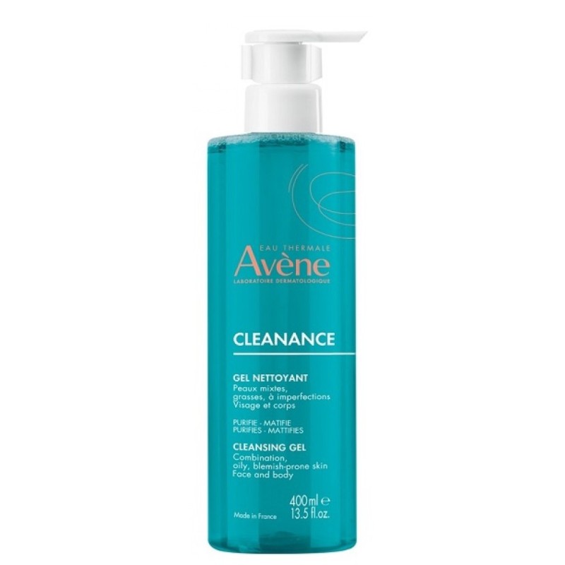 Avene Cleanance Gel Nettoyant (Τζελ Καθαρισμού) 400ml