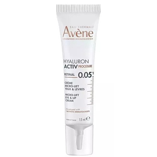 Avene Hyaluron Activ Procedure Retinal 0.05% Micro Lift Κρέμα Ματιών & Χειλιών 15ml