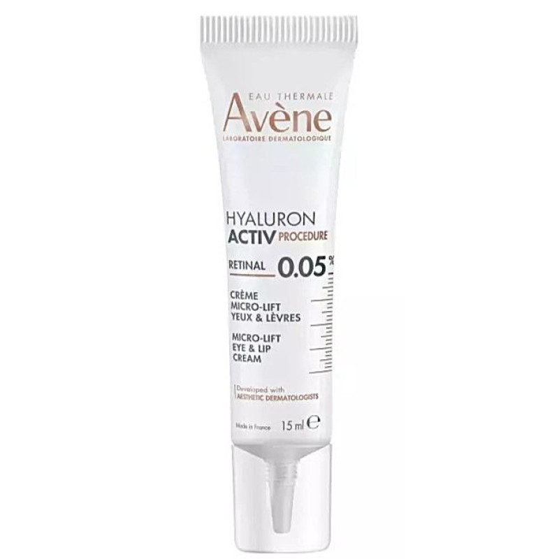 Avene Hyaluron Activ Procedure Retinal 0.05% Micro Lift Κρέμα Ματιών & Χειλιών 15ml