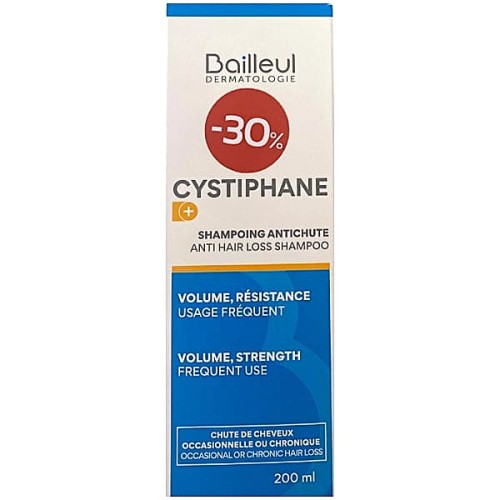 Bailleul Cystiphane Anti Hair Loss Shampoo Σαμπουάν Κατά της Τριχόπτωσης 200ml