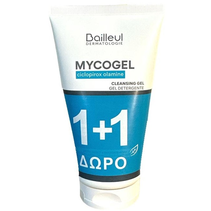 Bailleul Dermatologie Mycogel Cleansing Gel Promo 2x150ml (1+1 Δώρο)