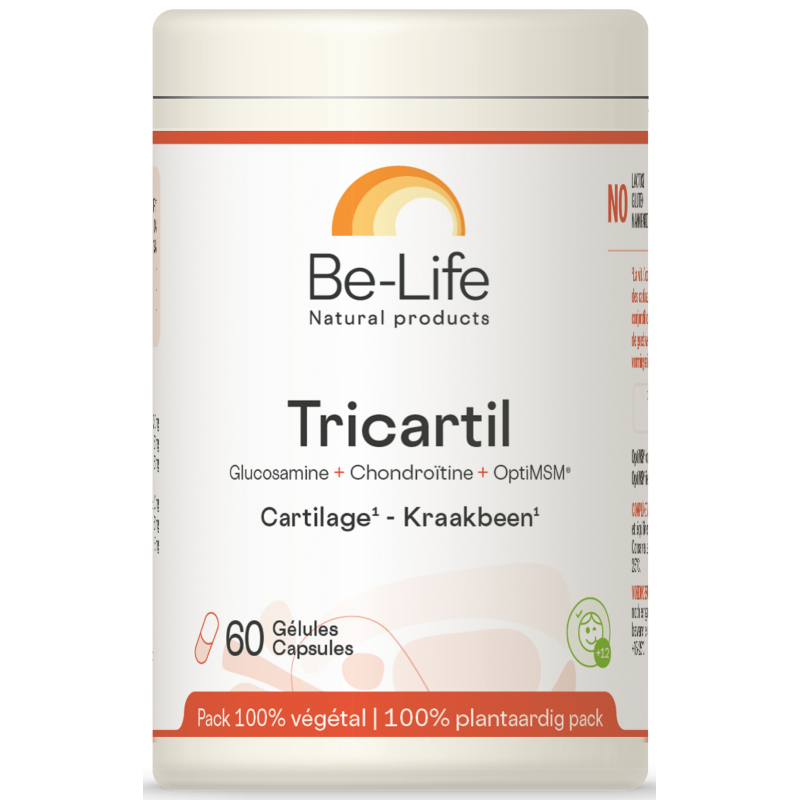 Be-Life Tricartil συμπλήρωμα ενίσχυσης οστών 60 κάψουλες
