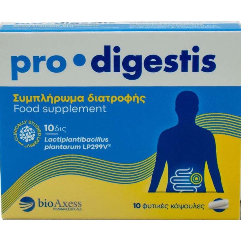 BioAxess Probi Digestis Προβιοτικά για την Εντερική Υγεία 10 Κάψουλες