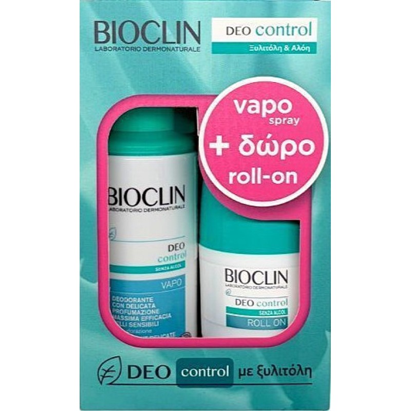 Bioclin Promo Deo Control Vapo Spray 100 ml & Δώρο Deo Control Roll On Αποσμητικό 50ml