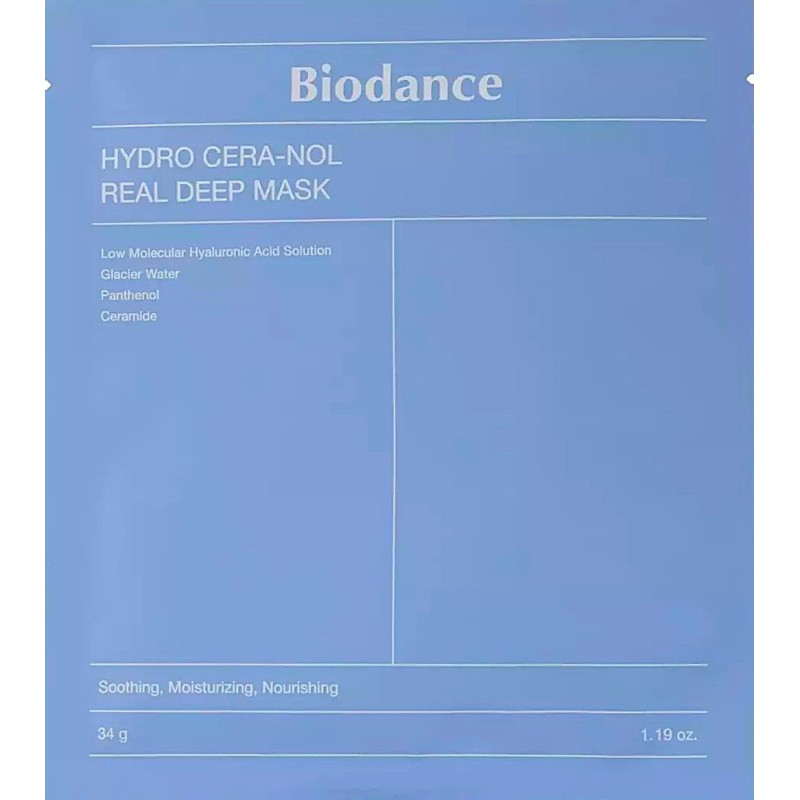 Biodance Hydro Cera-nol Real Deep Mask - Μάσκα νύχτας για βαθιά ενυδάτωση 34g