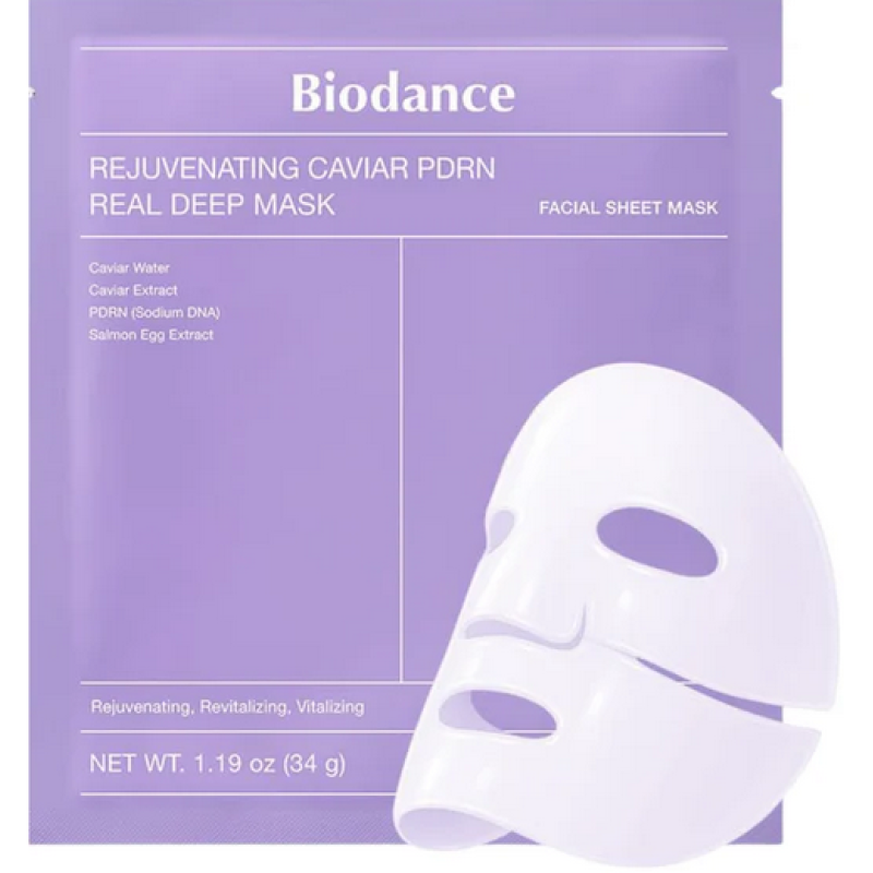 Biodance Rejuvenating Caviar PDRN Real Deep Mask - Μάσκα Εντατικής Αναζωογόνησης & Λάμψης 34g