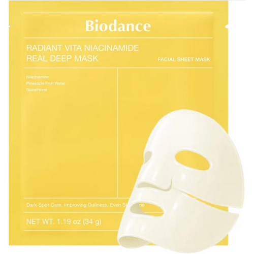 Biodance Radiant Vita-Niacinamide Real Deep Mask - Gel Μάσκα για ομοιόμορφο τόνο επιδερμίδας 32 g