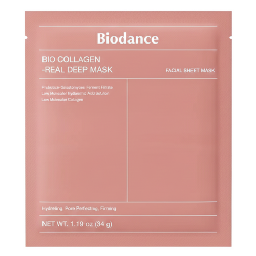 Biodance Bio-Collagen Real Deep Mask - Ενυδατική μάσκα Προσώπου για σύσφιξη, λάμψη 34g
