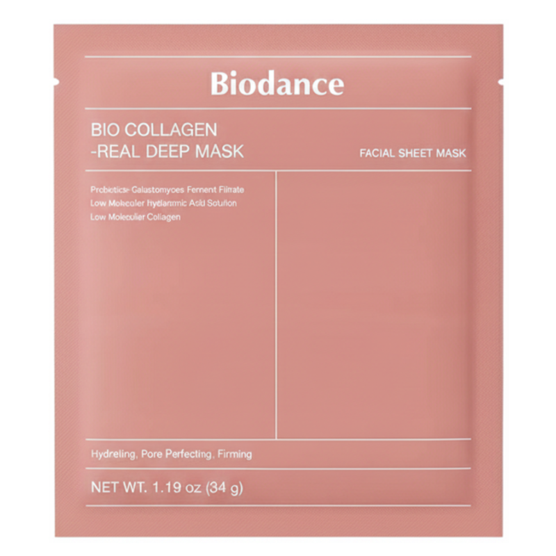Biodance Bio-Collagen Real Deep Mask - Ενυδατική μάσκα Προσώπου για σύσφιξη, λάμψη 34g