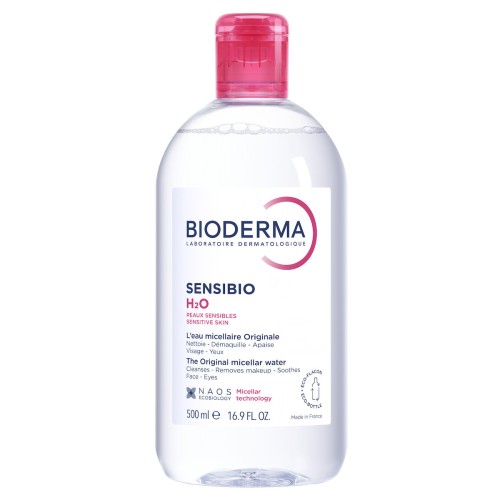 Bioderma Micellar Water Ντεμακιγιάζ Sensibio H2O για Ευαίσθητες Επιδερμίδες 500ml