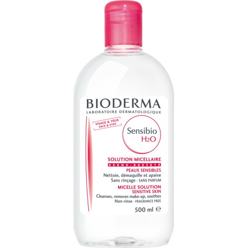 Bioderma Micellar Water Ντεμακιγιάζ Sensibio H2O για Ευαίσθητες Επιδερμίδες 500ml