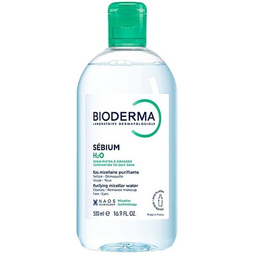 Bioderma Sebium H2O - Νερό Micellaire Καθαρισμού & Ντεμακιγιάζ 500ml
