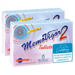 Bionat Promo Memovigor 2 900 mg – Εμβοές & Μνήμη (2×20 ταμπλέτες)