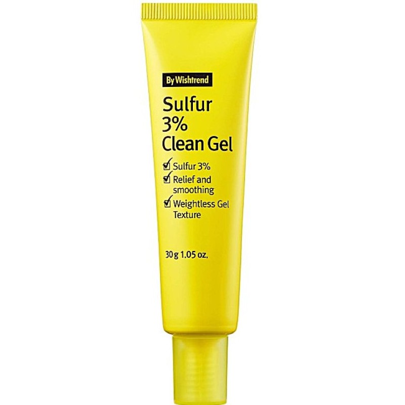 By Wishtrend Sulfur 3% Clean Gel - Τζελ με Θείο για Σπυράκια & Λιπαρότητα 30 g