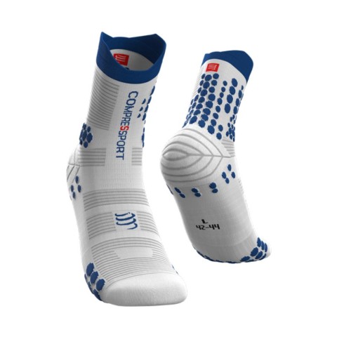 Compressport V3 Trail Smart Pro Racing Socks Ασπρο-Μπλε