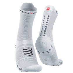 COMPRESSPORT PRO RACING SOCKS V4.0 RUN HIGH WHITE ALLOY 1 ΖΕΥΓΟΣ