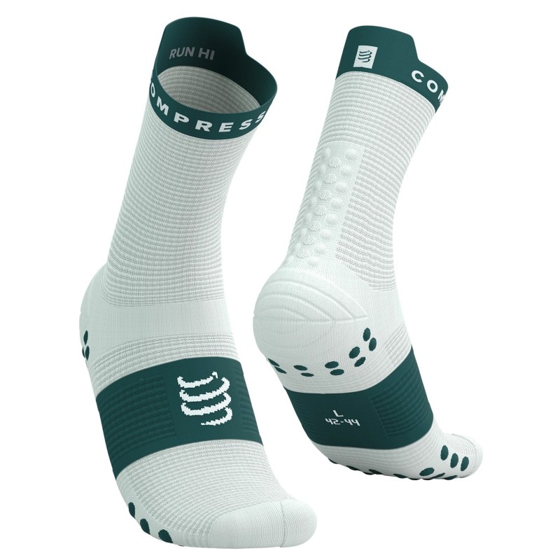 Compressport Pro Racing Socks V4.0 Run High - Sugar/Storm 1 Ζεύγος