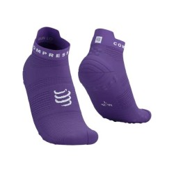Compressport Pro Racing Socks V4.0 Run Low - Lilac / White