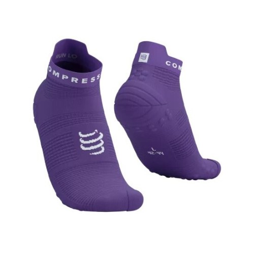 Compressport Pro Racing Socks V4.0 Run Low - Lilac / White