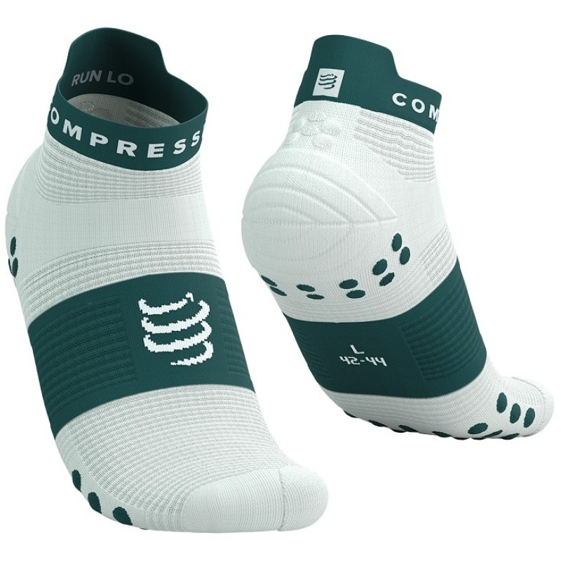 Compressport Pro Racing Socks V4.0 Run Low - Sugar Storm