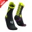 Compressport Pro Racing Socks V4.0 Trail Black / Fluo Yellow / Pink