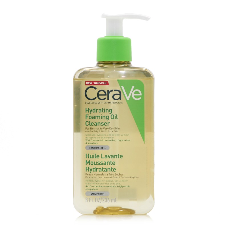 CeraVe Hydrating Foaming Cleansing Oil - Έλαιο Καθαρισμού Προσώπου 236ml