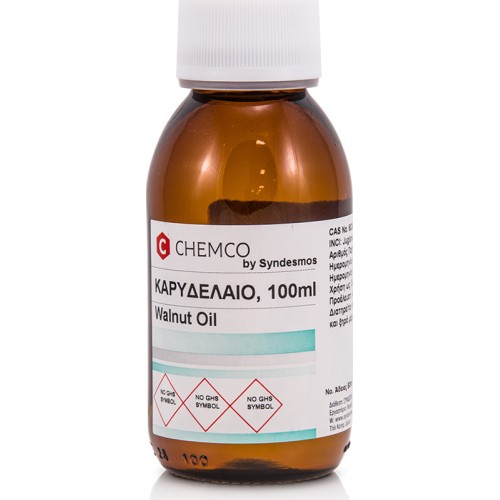 Chemco Walnut Oil Εξευγενισμένο Καρυδέλαιο 100 ml