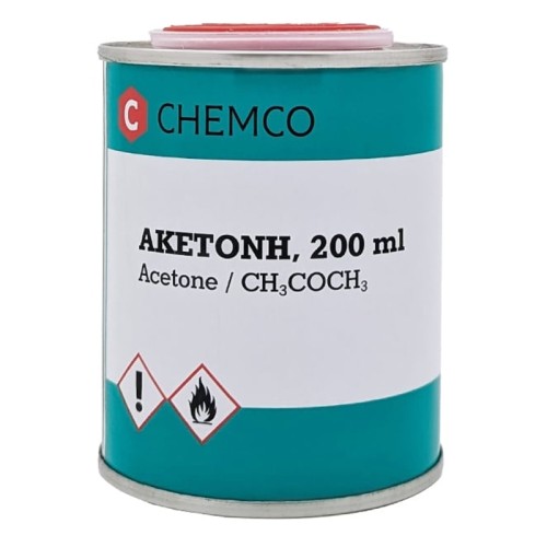 Chemco Acetone (Καθαρή Ακετόνη) 200ml