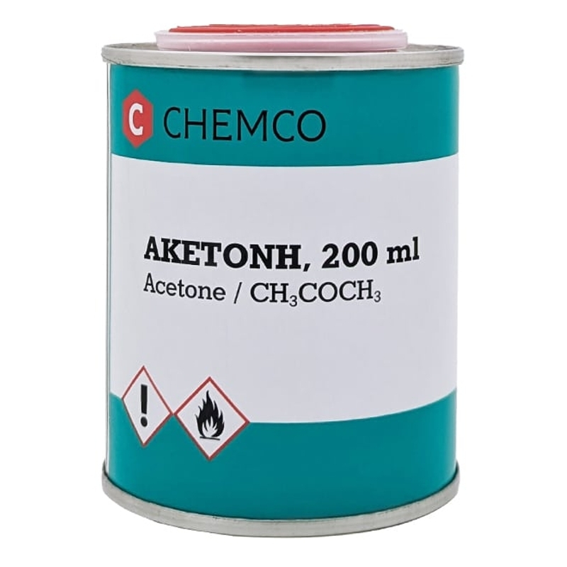 Chemco Acetone (Καθαρή Ακετόνη) 200ml
