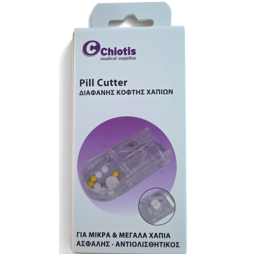 Chiotis Pill Cutter - Διαφανής κόφτης Χαπιών 1τεμ