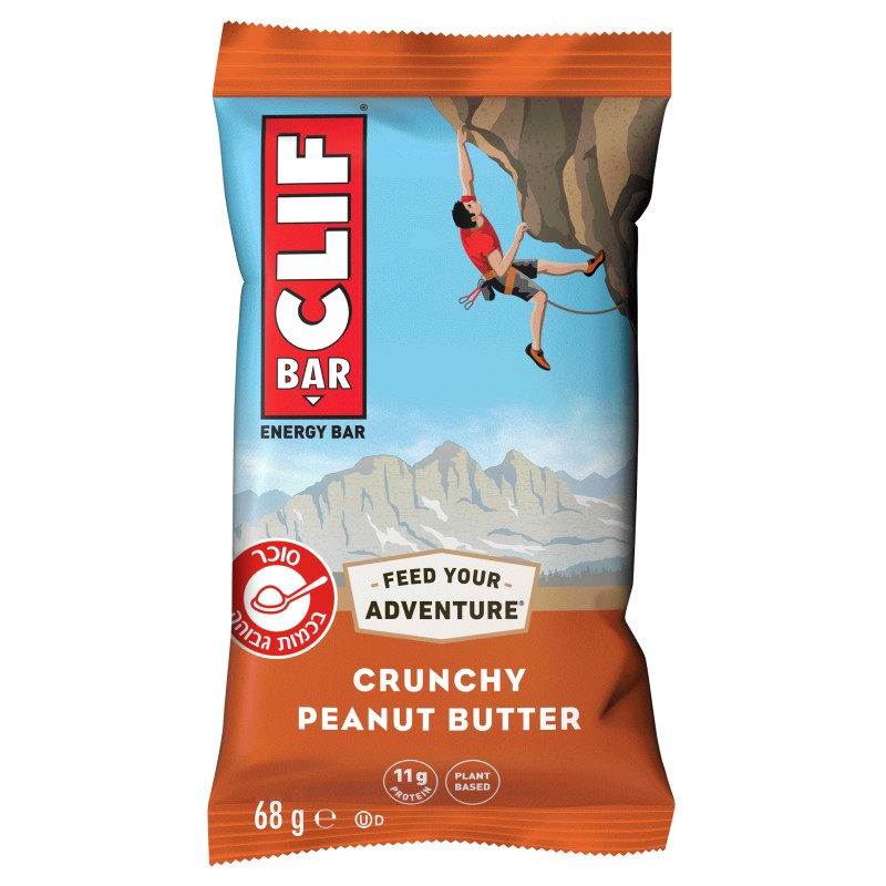 Clif Bar Ενεργειακή Μπάρα Crunchy Peanut Butter 68gr