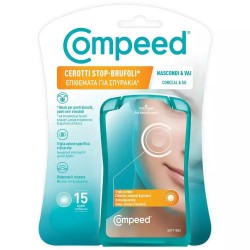 Compeed Cerotti Stop-Brufoli Επιθέματα για Σπυράκια για Καθαρισμό, Κάλυψη και Προστασία, 15τμχ