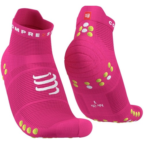 Compressport V4.0 Low Cut Pro Racing Fluo Pink Primerose