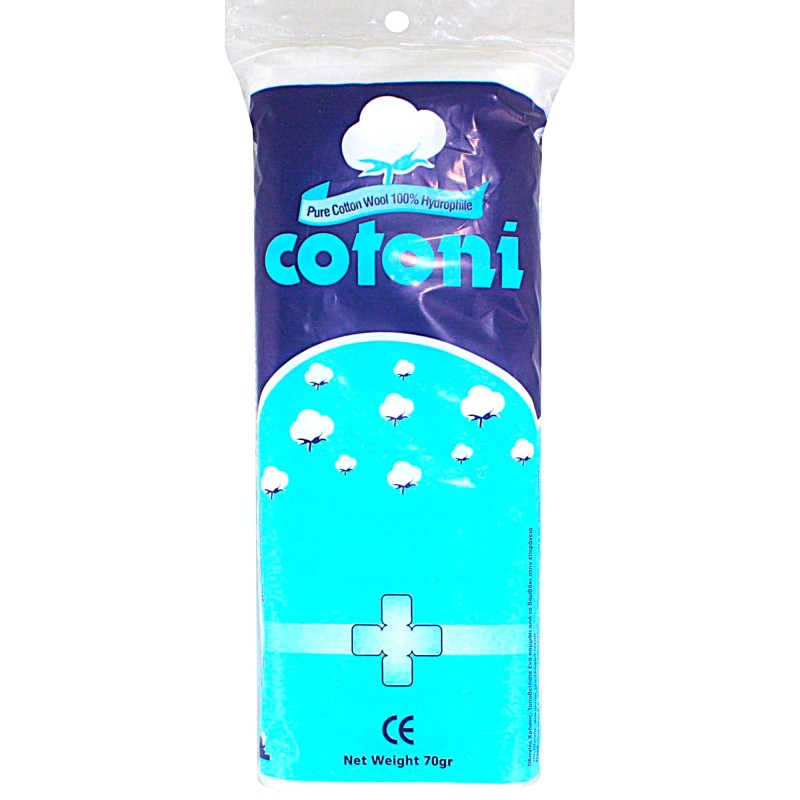 Cotoni Βαμβάκι υδρόφιλο 100% 70 γραμμάρια