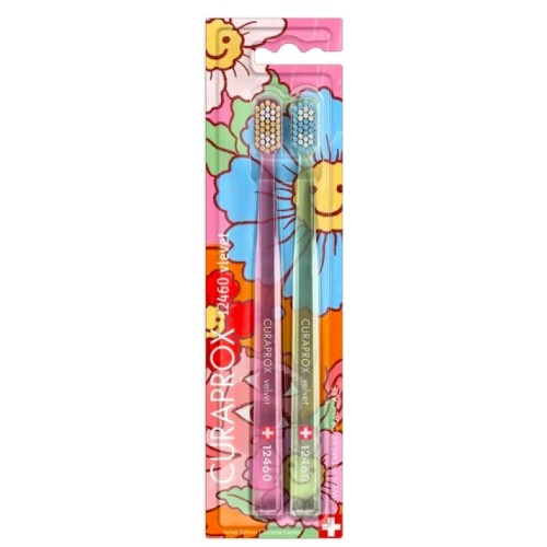 Curaprox 12460 Artist Edition – Εξαιρετικά Απαλή Οδοντόβουρτσα για Υγιή Ούλα & Καθαρά Δόντια, 2 τεμάχια