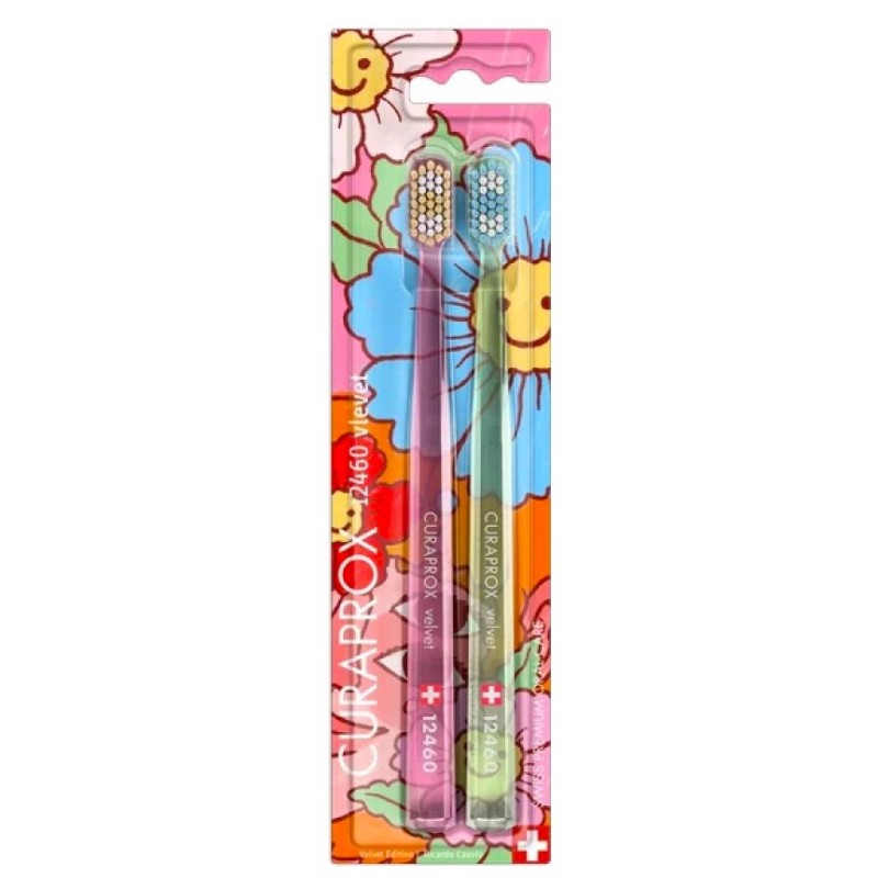 Curaprox 12460 Artist Edition – Εξαιρετικά Απαλή Οδοντόβουρτσα για Υγιή Ούλα & Καθαρά Δόντια, 2 τεμάχια