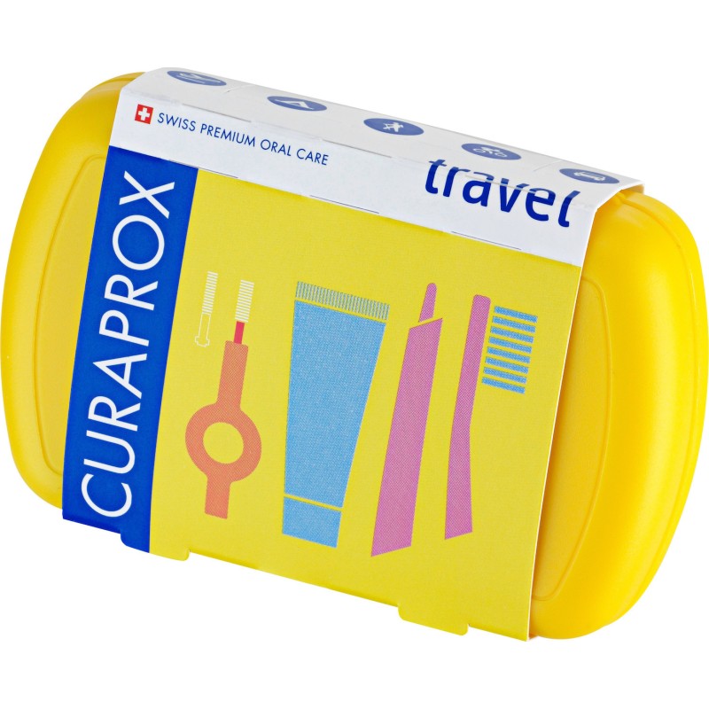 Curaprox Travel Set Κίτρινο Curaprox Travel Set Κίτρινο