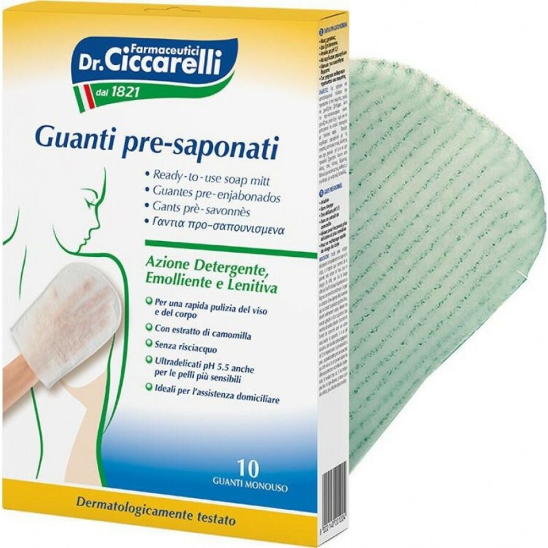 Dr. Ciccarelli Γάντια Προσαπουνισμένα 10τμχ Dr. Ciccarelli Γάντια Προσαπουνισμένα 10τμχ