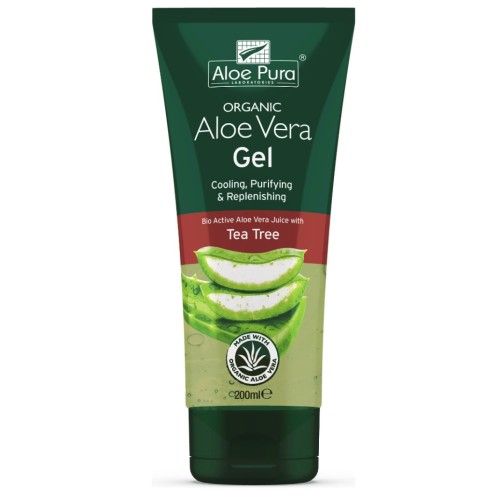 OPTIMA Organic Aloe Vera Gel with Tea Tree 200ml