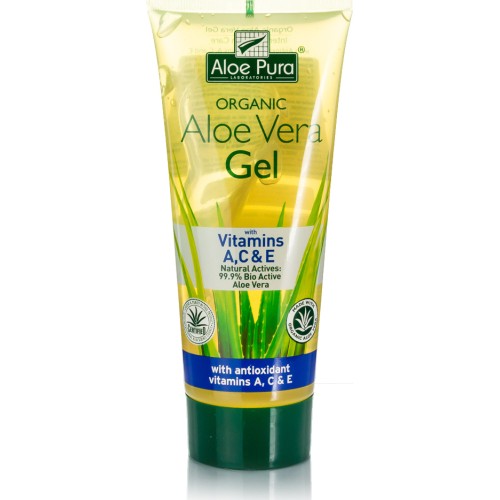OPTIMA Organic Aloe Vera Gel with Vitamin A,C & E 200ml