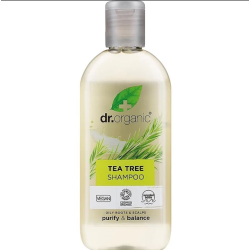 Dr.Organic Tea Tree Shampoo Σαμπουάν με Βιολογικό Τεϊόδεντρο, 265 ml