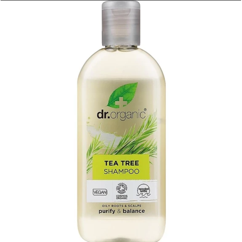 Dr.Organic Tea Tree Shampoo Σαμπουάν με Βιολογικό Τεϊόδεντρο, 265 ml Dr.Organic Tea Tree Shampoo Σαμπουάν με Βιολογικό Τεϊόδεντρο, 265 ml