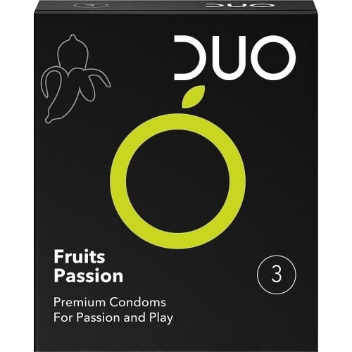 Duo Προφυλακτικά Fruits Passion 3τμχ