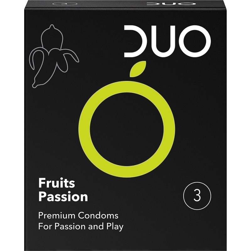 Duo Προφυλακτικά Fruits Passion 3τμχ