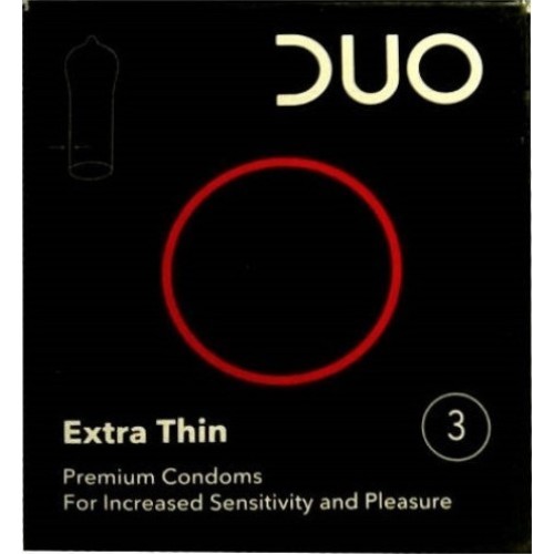 Duo Προφυλακτικά Extra Thin 3τμχ